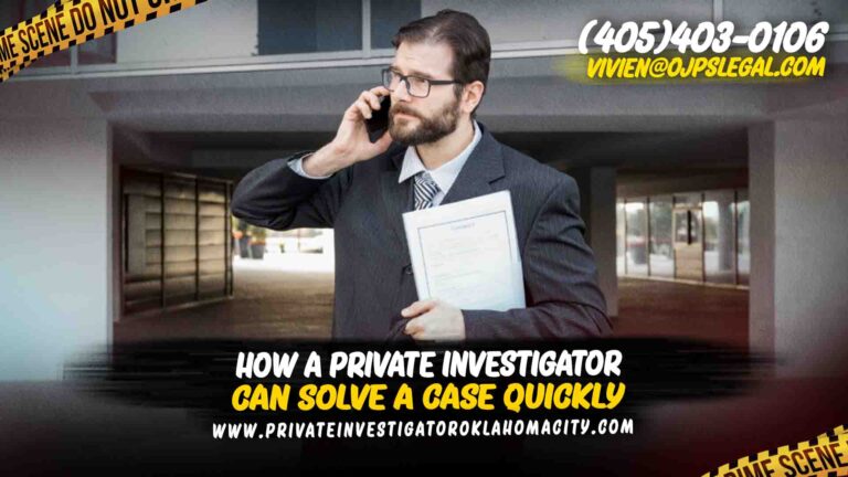 Private Investigator can Solve a Case Quickly