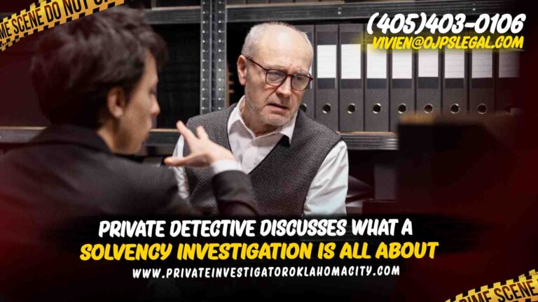 Solvency Investigation Is All About