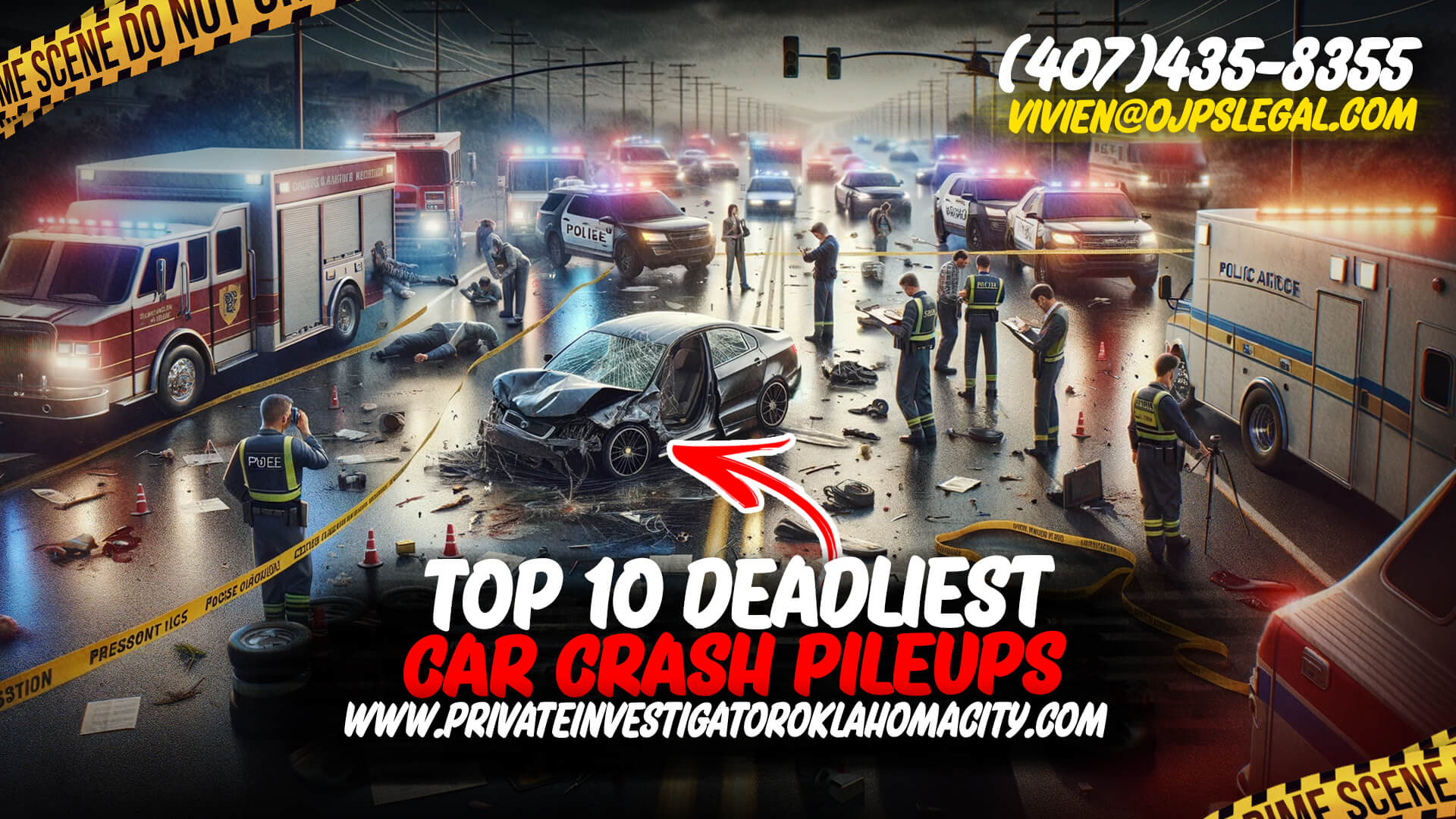Explore the top 10 deadliest car crash pileups with expert analysis. Stay informed, stay safe. Contact Keefe for premier investigation services.