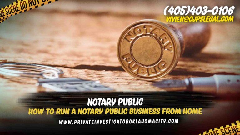 Run a Notary Public Business From Home