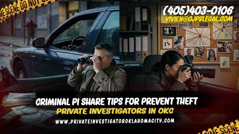 Criminal Private Investigators Share Tips for Prevent Theft & Other Crimes