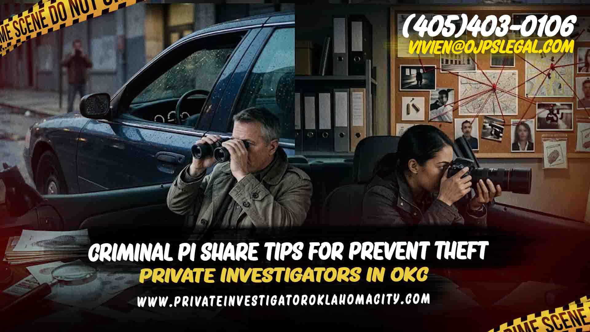 Criminal Private Investigators Share Tips for Prevent Theft & Other Crimes