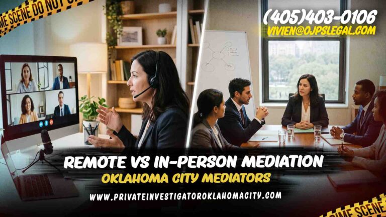 Remote vs In-Person Mediation Oklahoma City Mediators